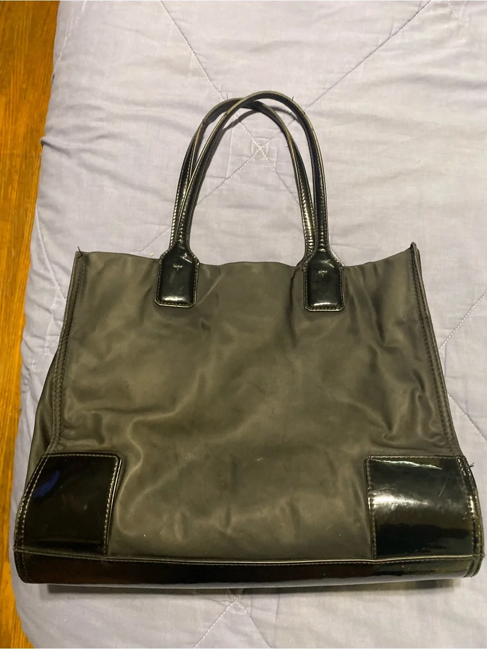 Authentic Tory Burch Small Ella Nylon Tote
